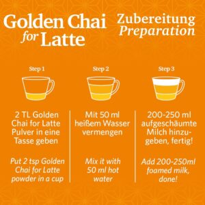Golden Chai for Latte Bio Grüner Tee